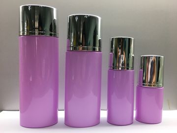 La pompe en verre réutilisée met les bouteilles en bouteille cosmétiques en verre de lotion d'emballage de conteneur cosmétique