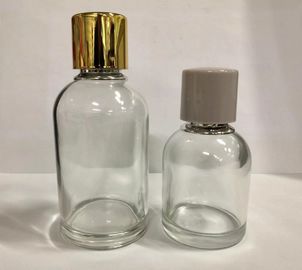 les bouteilles de parfum 50ml et 100ml en verre de luxe/pulvérisateur en verre mettent l'emballage en bouteille de maquillage