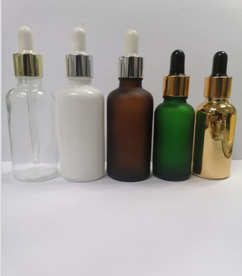 bouteilles en verre de compte-gouttes de 5ml 10ml 15ml 30ml 50ml 100ml, bouteille d'huile essentielle avec le divers petit prix de couleur de collier en plastique