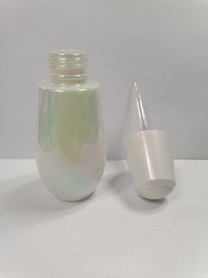 le compte-gouttes 50ml en verre ovale met la couleur en bouteille olographe pour l'huile essentielle
