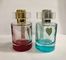 Le parfum en verre de luxe de forme de cylindre de 50ML 100ML met/soins de la peau en bouteille de bouteille de parfum de jet et emballage colorés de maquillage