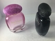 Bouteilles de parfum de luxe noires de gradient de rose de gradient avec le chapeau d'atomiseur