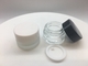 Silkscreen cosmétique en verre de pot de 10 grammes imprimant ISO9001 pour la crème de yeux