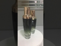 chapeau en plastique de conception unique de pot cosmétique en verre 50g pour l'emballage de soin de la peau