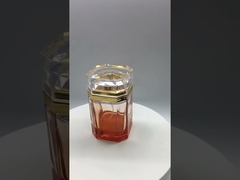 100ml Glass Perfume Bottle Gradient Color Aluminum Atomizer Sealing