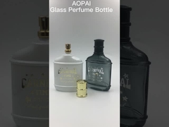 bouteille de parfum 100ml en verre transparente