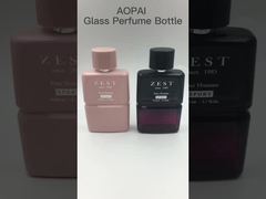 ODM d'OEM en verre de luxe adapté aux besoins du client de cachetage d'atomiseur de bouteille de parfum du rectangle 2023 110ml avec le chapeau rond