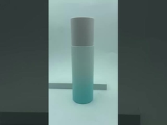 Emballage cosmétique Soins de la peau Toner bleu clair Gradient Bouteille en verre avec bouchon à vis