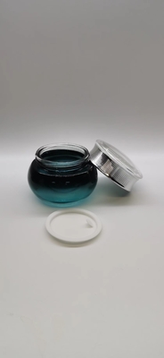 Pot en verre en forme de boule pour crème pour le visage 50 grammes Design de luxe