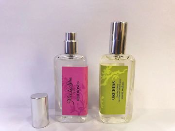 Maquillage en verre d'atomiseur de parfum des bouteilles de parfum de rectangle 50ml empaquetant l'OEM