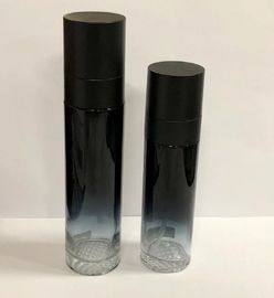 Bouteilles en verre de lotion, emballage cosmétique avec l'OEM de logo adapté aux besoins du client par pompe et de peinture