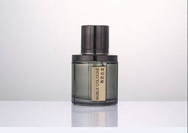50ml Art Deco Round Glass Perfume met en bouteille avec les soins de la peau de chapeau et l'OEM d'emballage de maquillage