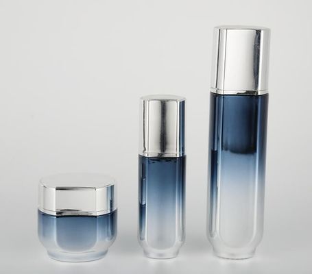 Soins de la peau cosmétiques en verre adaptés aux besoins du client de pots de bouteille et de crème empaquetant la divers peinture et Silkscreen