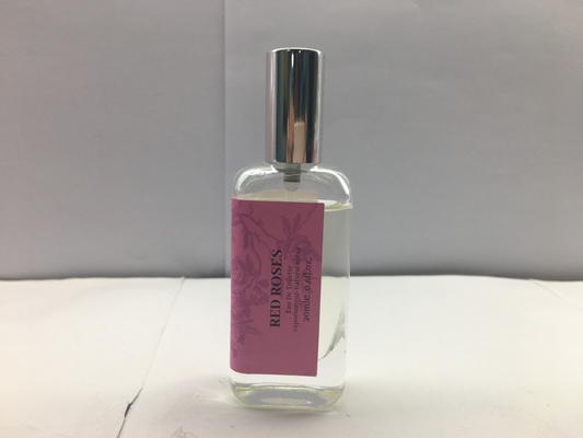 le rectangle en verre vide de bouteille de parfum 30ml forment le pulvérisateur en aluminium pour la femelle