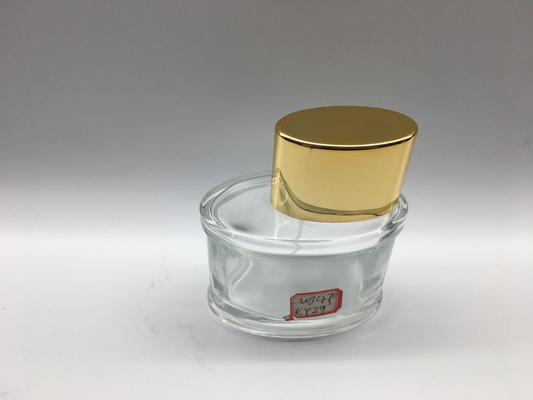 Galvanoplastie de luxe de bouteille de parfum de gradient d'OEM UV avec l'atomiseur métallique d'or