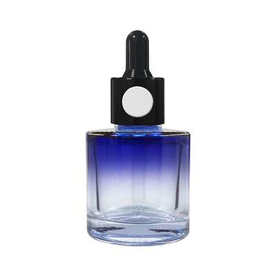 bouteilles de empaquetage cosmétiques en verre d'huile essentielle de bouteille de compte-gouttes de bouton de 30ml 20ml 15ml