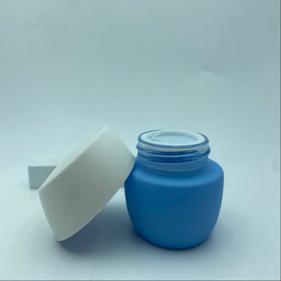 Emballage cosmétique 30G Flask de crème gel avec bouchon en plastique blanc Emballage bouteille Bouteille de crème