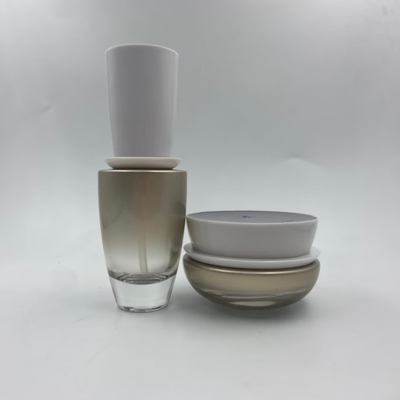 Bouteille de lotion Bouteille cosmétique avec pompe et bouchon Crème Jar Emballage cosmétique OEM