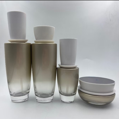 Bouteille de lotion Bouteille cosmétique avec pompe et bouchon Crème Jar Emballage cosmétique OEM