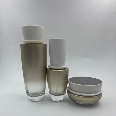 Bouteille de lotion Bouteille cosmétique avec pompe et bouchon Crème Jar Emballage cosmétique OEM