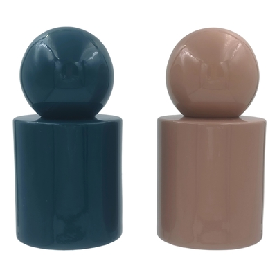 Bouteilles de parfum en verre de luxe personnalisées de 30 ml et 50 ml Miste ou pompe à sérum Bouteille en verre bouchon à bille ronde pour produit sérum