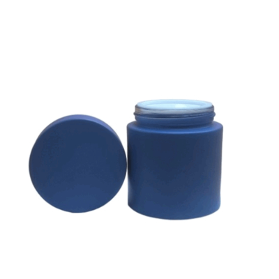 2025 Nouvel arrivée 100g Bocal cosmétique en verre rond avec couvercle en plastique pour crème pour soins de la peau, masque, œil et crème pour le visage - Service OEM disponible