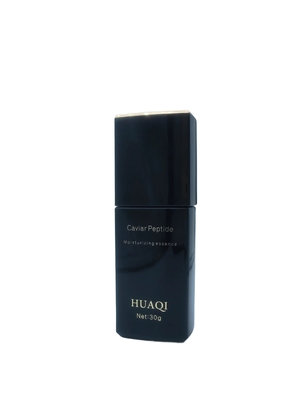Vente en gros de 30 ml de maquillage carré Primer Serum pompe bouteille pour les cosmétiques avec capuchon d'impression de logo personnalisé