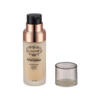 Conception cosmétique de luxe de empaquetage cosmétique d'OEM de conteneurs de bouteille en verre de base de maquillage réutilisable