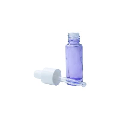 Flacon compte-gouttes rond pour crème contour des yeux de 10 ml respectueux de l'environnement - Flacon d'huile d'essence échantillon pour le soin des yeux avec logo personnalisé