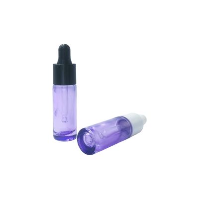 Flacon compte-gouttes rond pour crème contour des yeux de 10 ml respectueux de l'environnement - Flacon d'huile d'essence échantillon pour le soin des yeux avec logo personnalisé