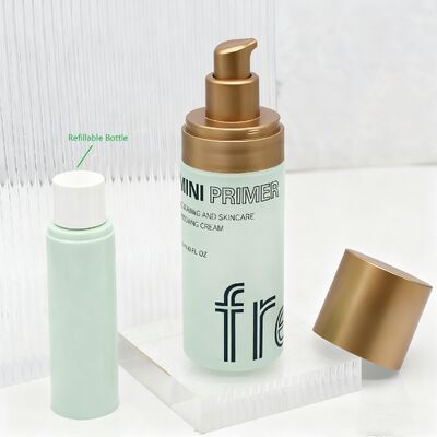 Vente directe d'usine 15 ml 30 ml 50 ml Bouteilles en verre sans air Emballage rechargeable avec PP et PCR Emballage écologique