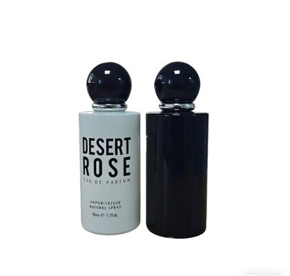 La bouteille de parfum cylindrique droite de 50 ml avec bouchon rond