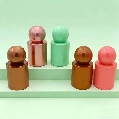 Bouteilles de parfum en verre de luxe personnalisées de 30 ml et 50 ml Miste ou pompe à sérum Bouteille en verre bouchon à bille ronde pour produit sérum