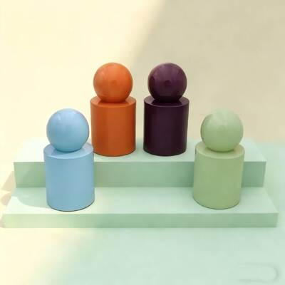 Bouteilles de parfum en verre de luxe personnalisées de 30 ml et 50 ml Miste ou pompe à sérum Bouteille en verre bouchon à bille ronde pour produit sérum