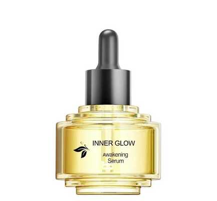 Flacon compte-gouttes en verre bicolore de luxe de 30ml, nouveau Design élégant pour les soins de la peau, bouteille d'huile d'essence