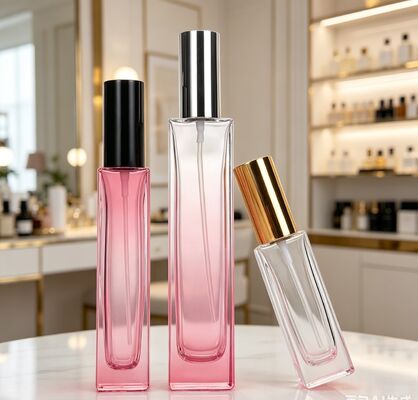 Flacon pulvérisateur en verre à bouchon à vis pour cosmétiques 5 ml 10 ml Flacon pulvérisateur rechargeable en verre portable pour parfum