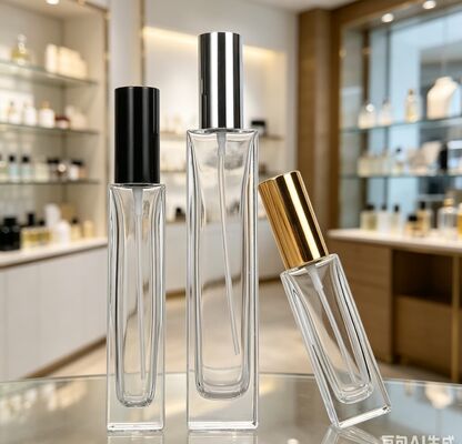 Flacon pulvérisateur en verre à bouchon à vis pour cosmétiques 5 ml 10 ml Flacon pulvérisateur rechargeable en verre portable pour parfum