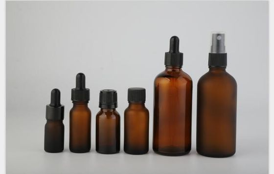 Bouteilles gouttelettes en verre de 5 ml, 10 ml, 15 ml, 30 ml, 50 ml et 100 ml