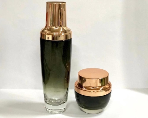 Crème cosmétique personnalisée 20g Pot cosmétique en verre de 120 ml avec différentes couleurs et décoration