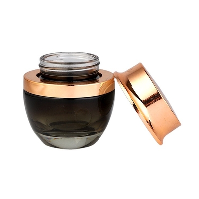 Crème cosmétique personnalisée 20g Pot cosmétique en verre de 120 ml avec différentes couleurs et décoration