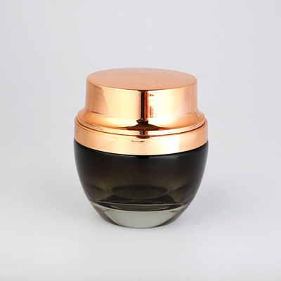 Crème cosmétique personnalisée 20g Pot cosmétique en verre de 120 ml avec différentes couleurs et décoration