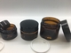 Brown Amber Glass Jar 5g - pot de 50g Brown pour la crème de yeux de crème de visage